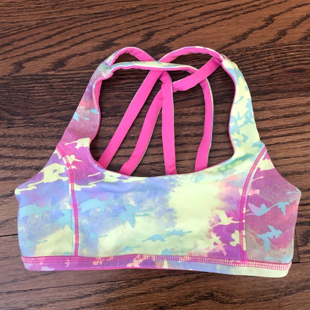 Ivivva reversible sports bra top size 10